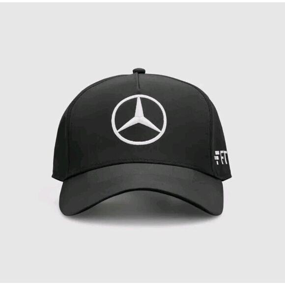 Mercedes AMG Petronas George Russell Baseball Cap Hat Black - Picture 4 of 6